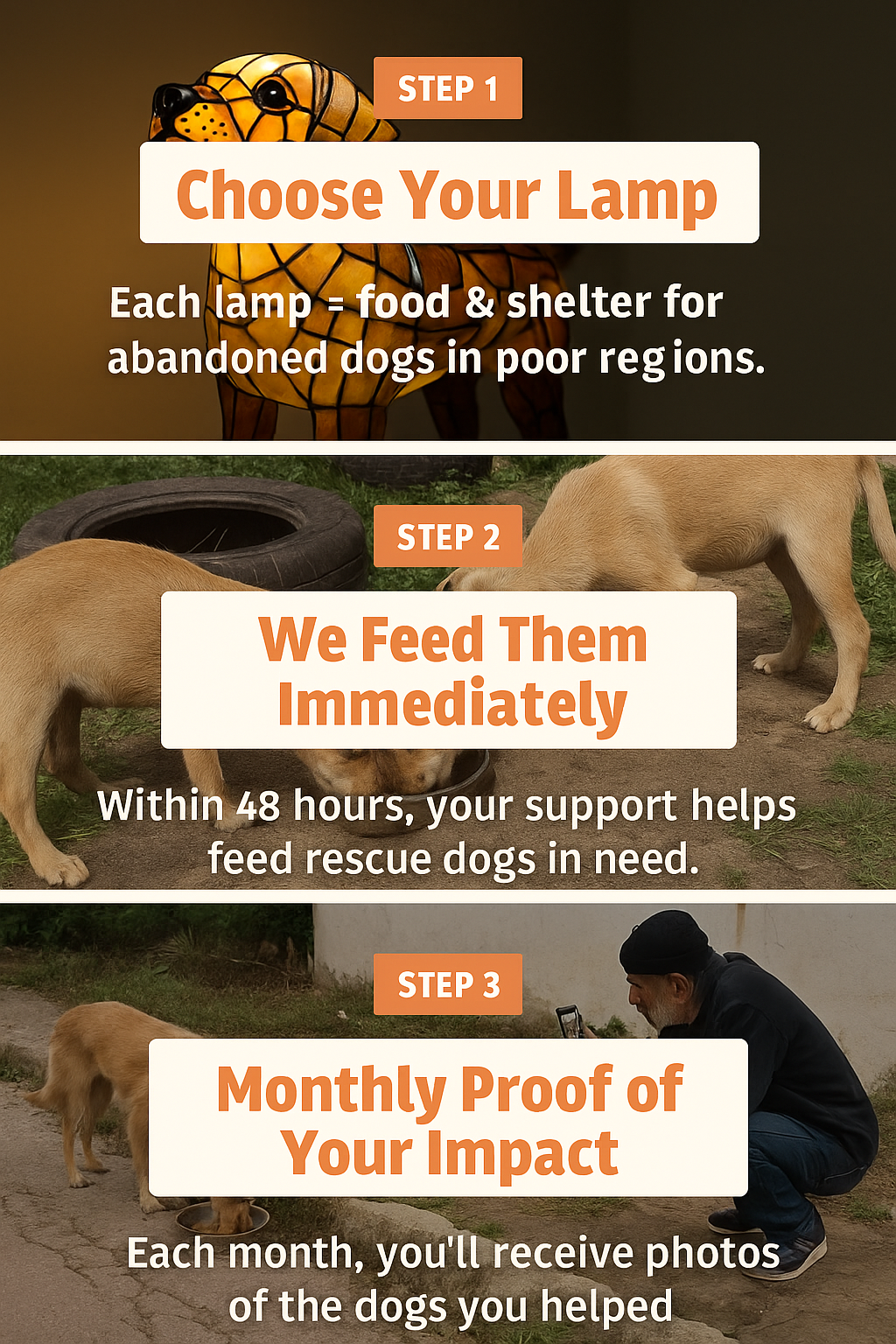 Handmade Dog Lamp πΎ Save A Dog