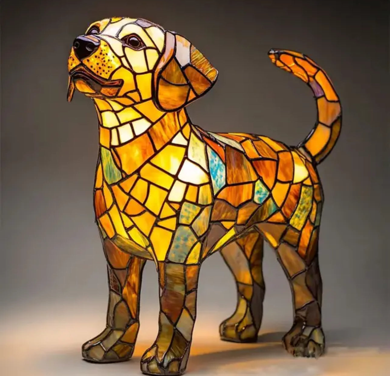 Handmade Dog Lamp 🐾 Save A Dog