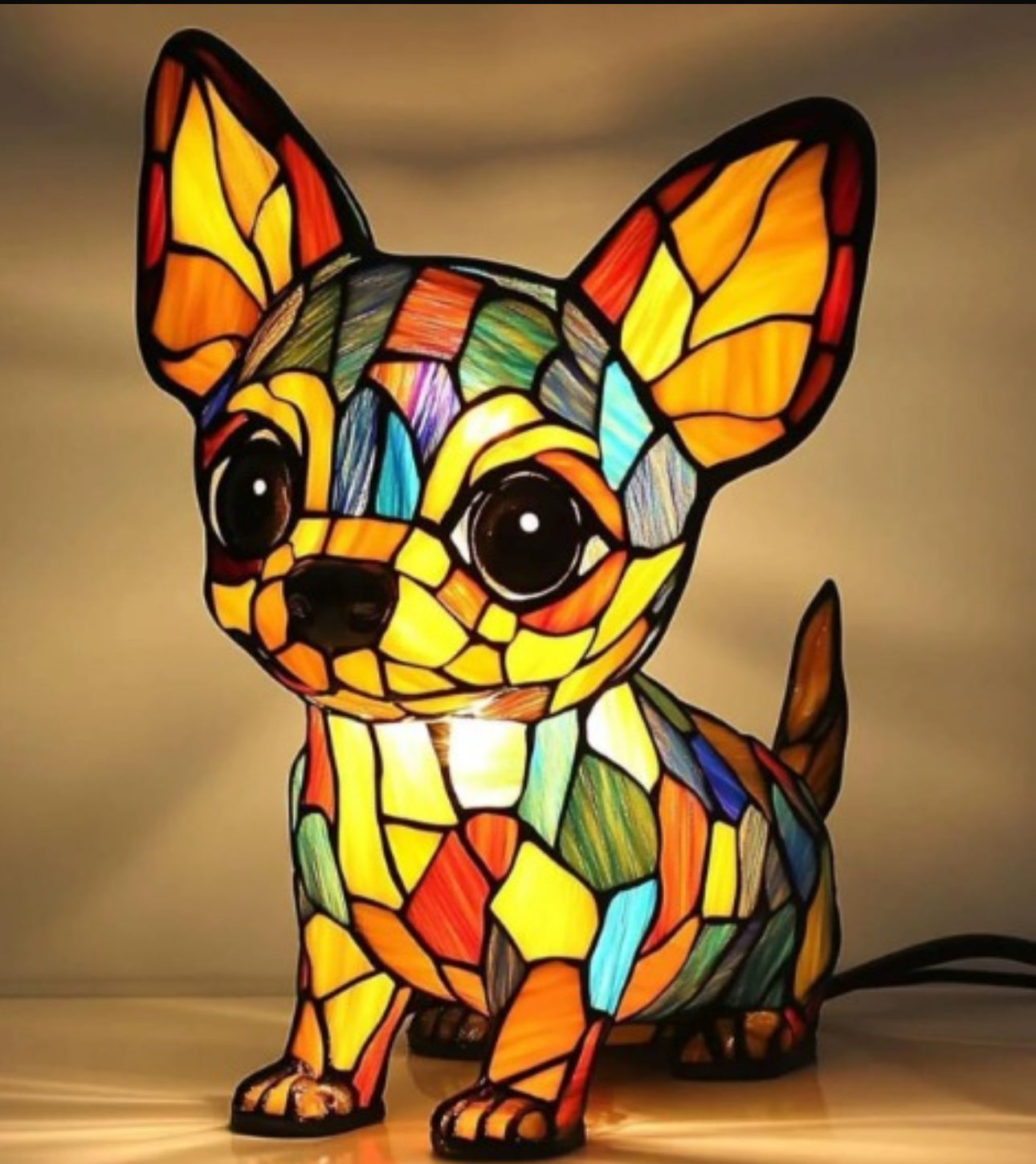 Handmade Dog Lamp 🐾 Save A Dog