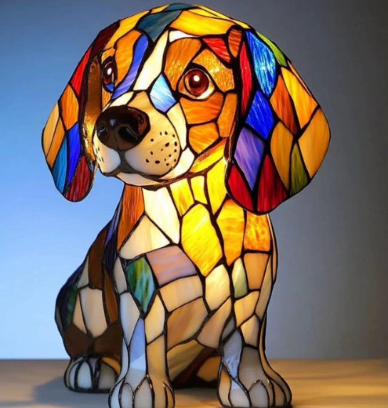 Handmade Dog Lamp 🐾 Save A Dog